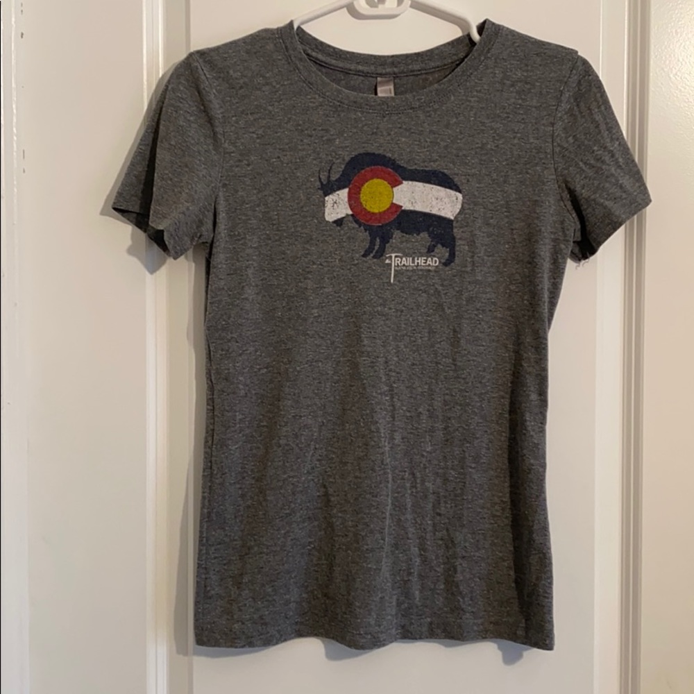 Grey Colorado Buffalo tee